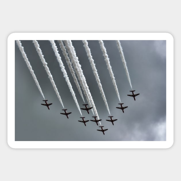 Red Arrows Magnet by avrilharris